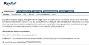 menghindari limited paypal