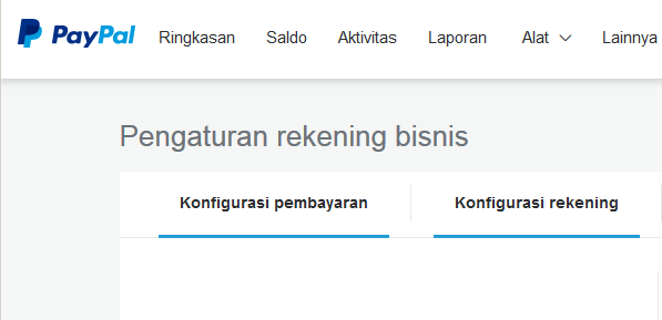 konfigurasi rekening