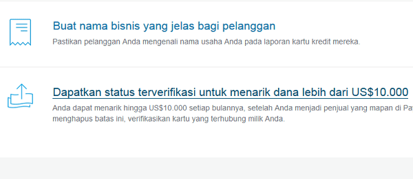 dapatkan status terverifikasi