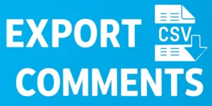 Export Comments