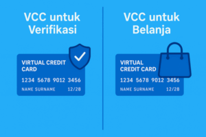 perbedaan vcc belanja dan verifikasi