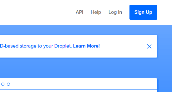 buka situs digitalocean