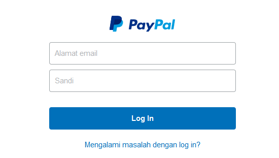 login paypal