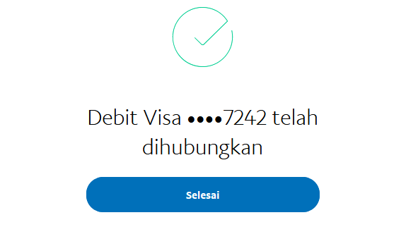 vcc telah berhasil dihubungkan
