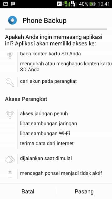 pasang