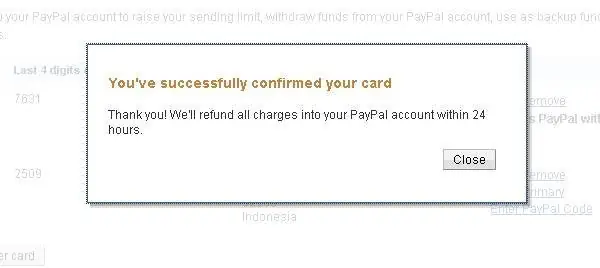 selamat karttu sudah dikonfirmasi