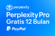 Perplexity Pro Gratis 12 Bulan Pakai PayPal Terverifikasi
