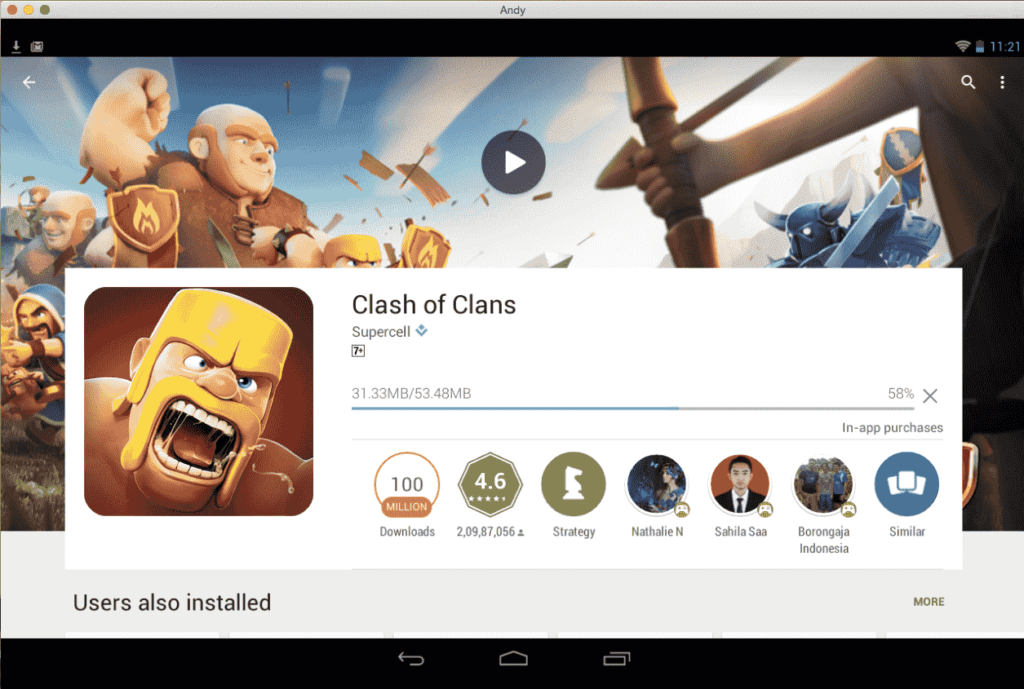 download coc via playstore