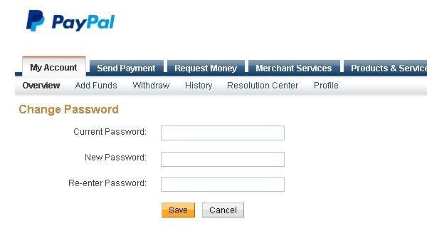 isi password