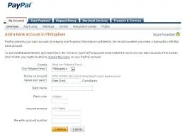 cara menambahkan bank ke paypal
