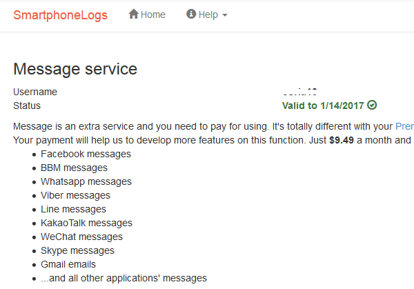 message service