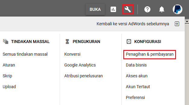 penagihan dan pembayaran