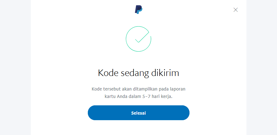 kode sedang dikirim